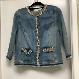 NWOT Chico’s Denim Jacket